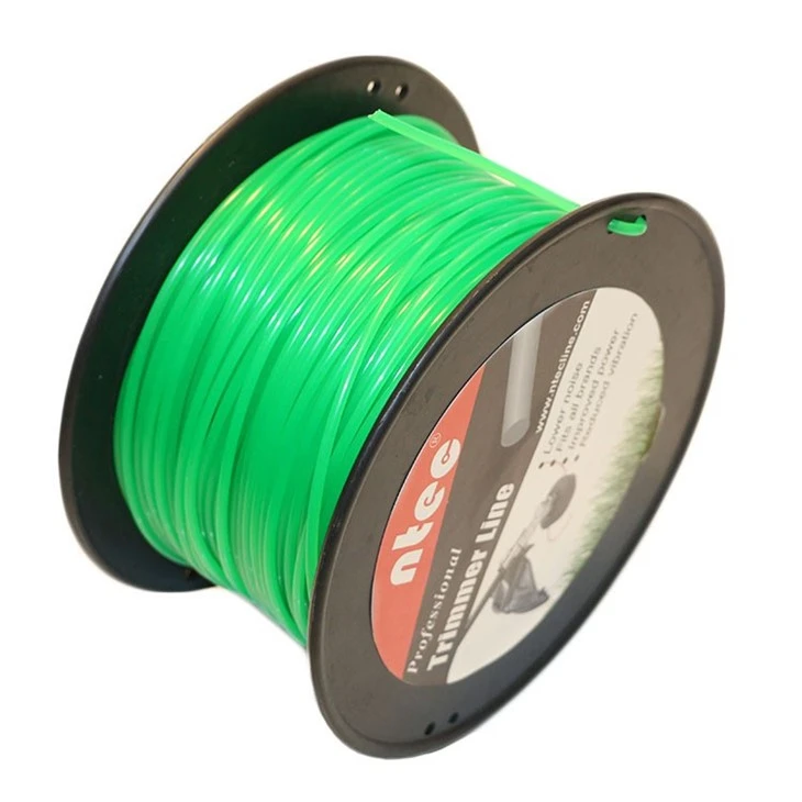4.0mm*500m Green Spool Nylon Garden String Trimmer Line For Grass Cutting Machine